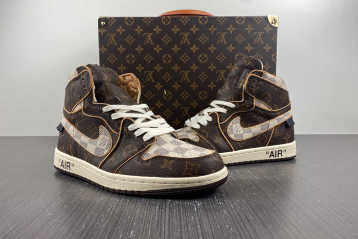 OFF-WHITE x Air Jordan 1 x LV