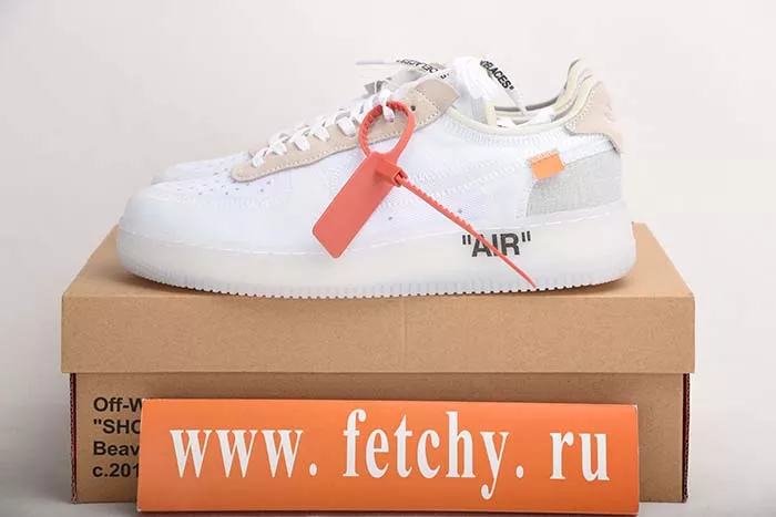 NIKE AIR FORCE 1 LOW OFF-WHITE All White AO4606-100