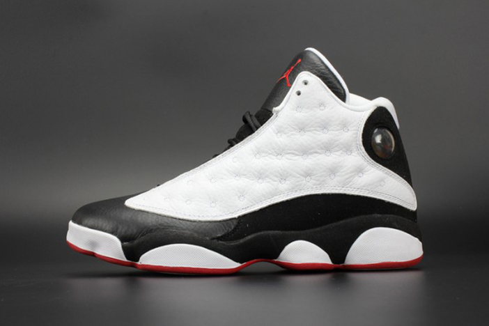Air Jordan 13 "He Got Game"  White/Black-True Red mens 414571-104