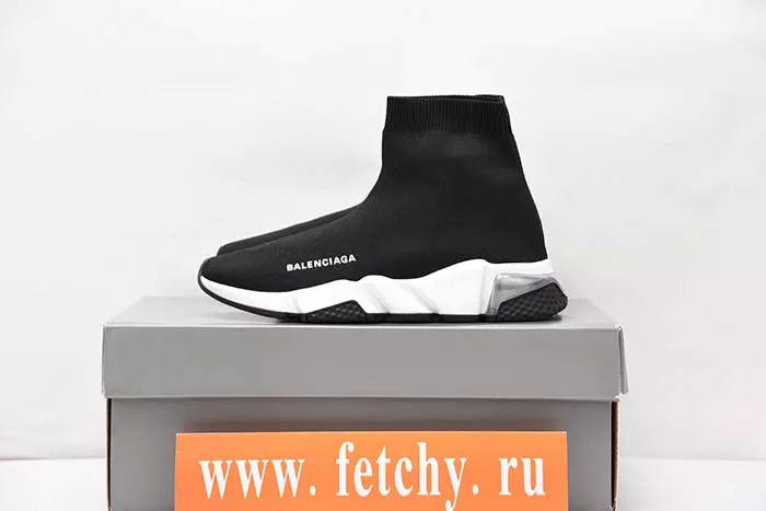 BALENCIAGA SPEED HIGH BLACK W07U0-1000