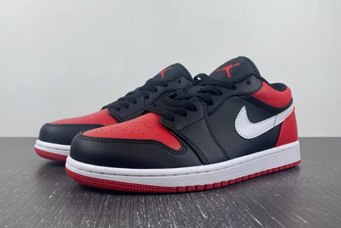 Air Jordan 1 Low Alternate Bred Toe 553558-066