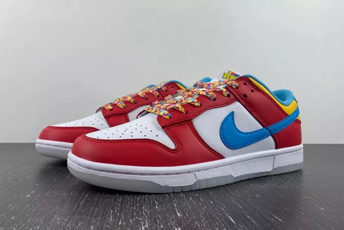 LeBron James x Nike Dunk Low Fruity Pebbles DH8009-600